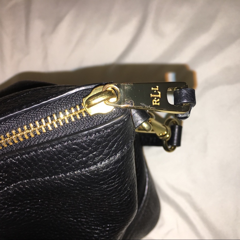 Ralph Lauren Black Leather Handbag - Picture 5 of 7